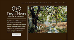 Desktop Screenshot of dogandhorsefineart.com