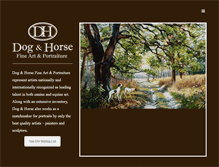 Tablet Screenshot of dogandhorsefineart.com